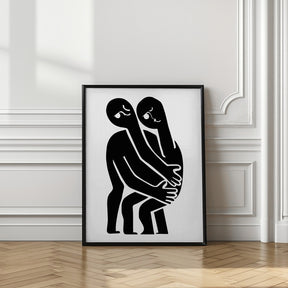 Abstract Hug No 1 Poster