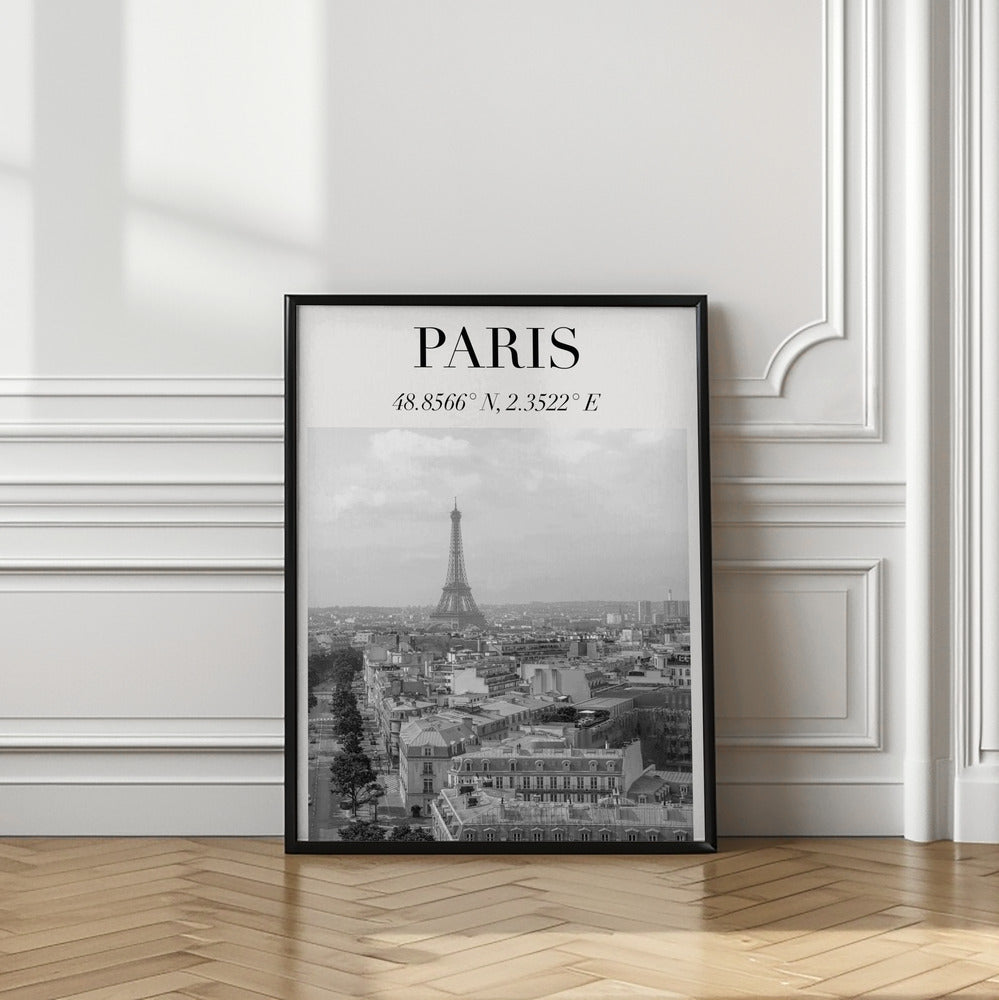 Minimalistparisbw Ratioiso Poster