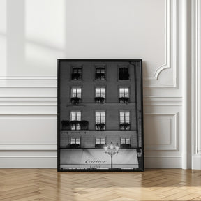 Paris Place Vendome Black and White Poster