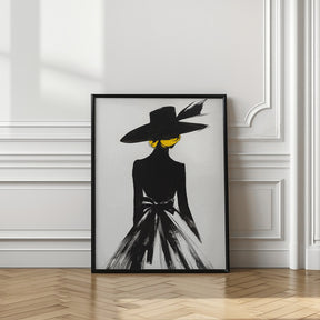 The Lady In the Black Hat Poster