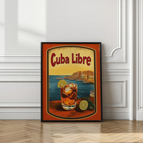 Cuba Libre Vintage Commercial Poster