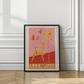 Mid Century Czech Furniture Poster