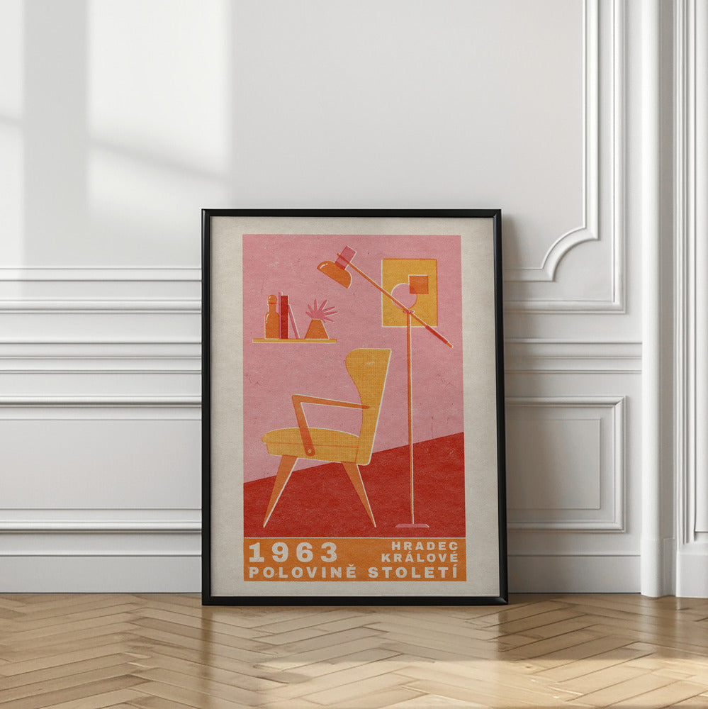 Mid Century Czech Furniture Poster