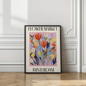 Flower Market Amsterdam Netherlands Poster