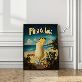 Pina Colada Vintage Poster