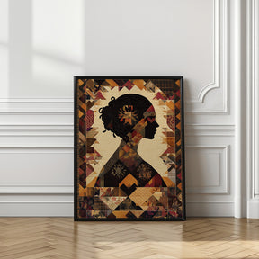 Patchwork Muse Poster