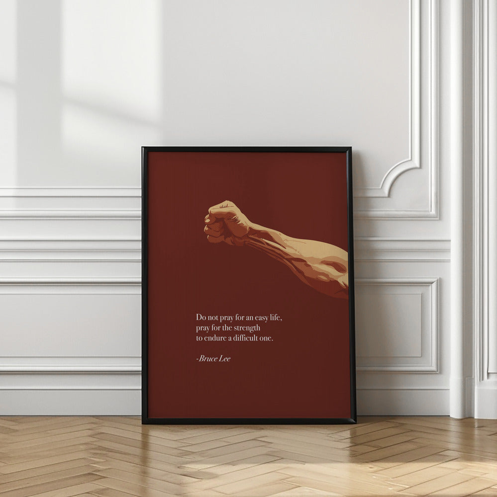 Bruce Lee Quote Poster