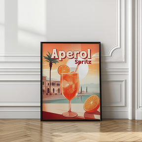 Aperol Spritz Tropical Poster