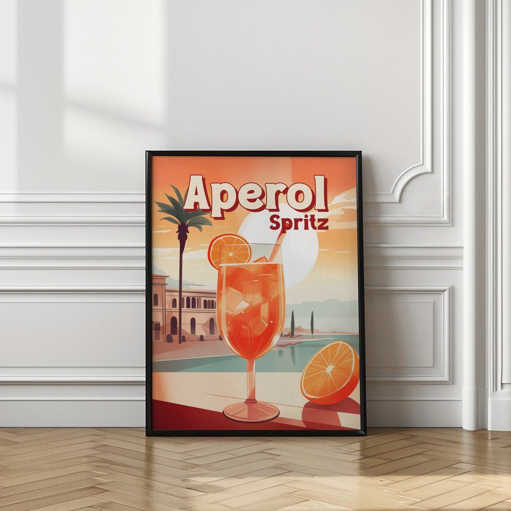 Aperol Spritz Tropical Poster