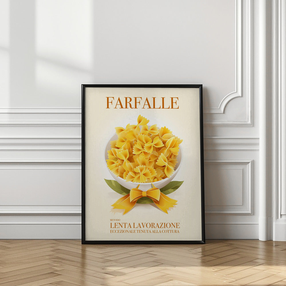 Pasta Farfalle Poster