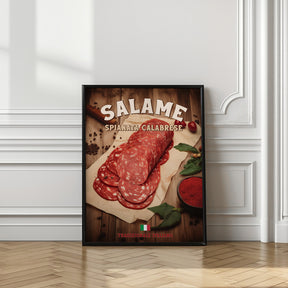 Salame Spianata Calabrese Poster