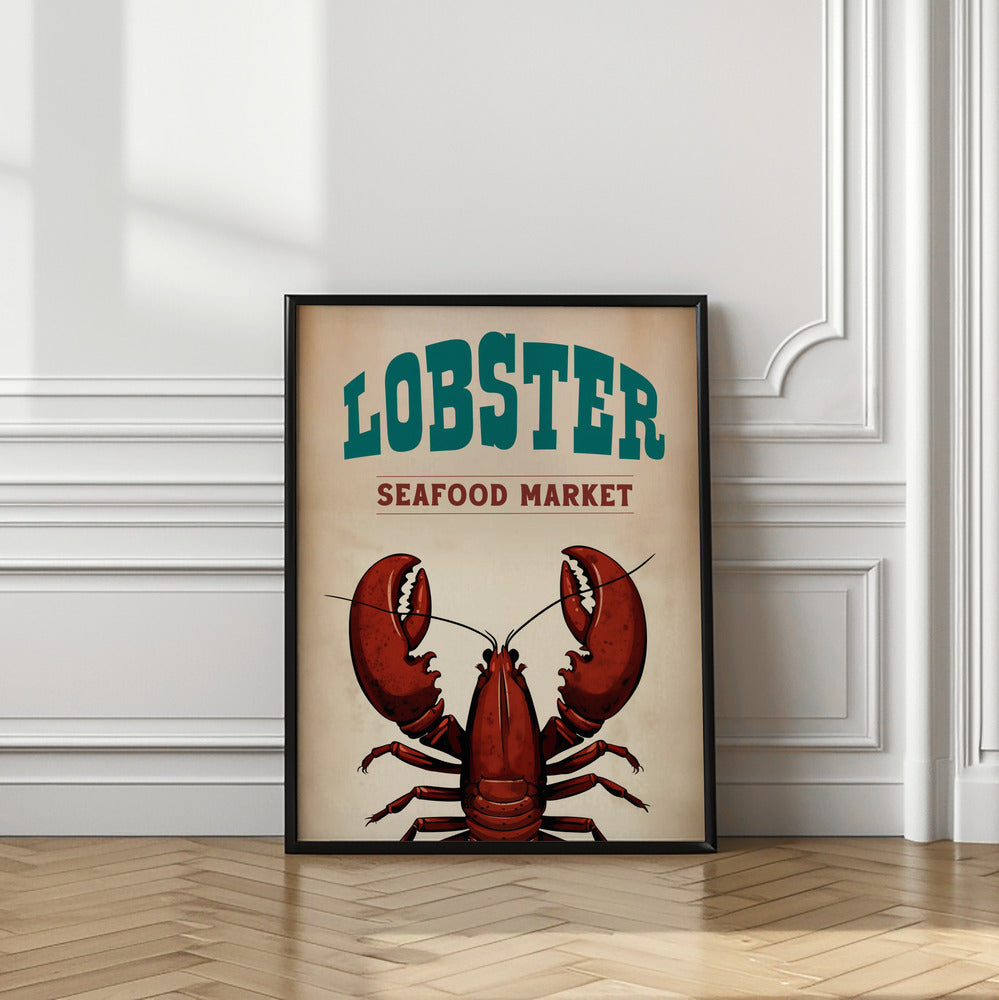 Lobster Seafood Market Poster