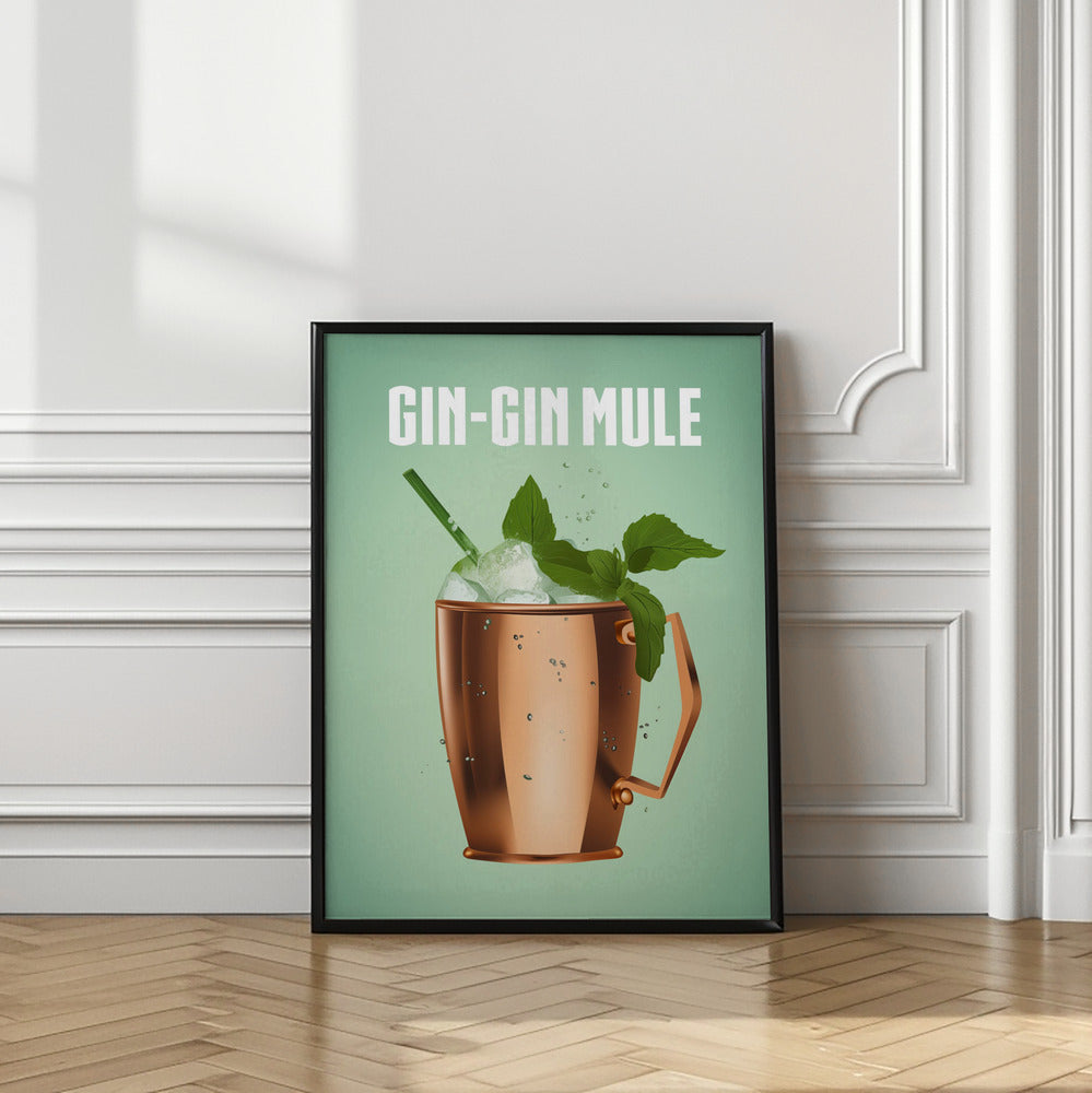 Gin Gin Mule Copper Poster