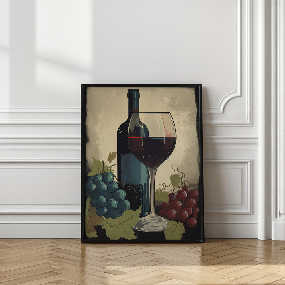 Red Red Wine No 4 Poster