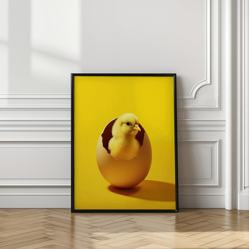 Yellow Chicken Poster