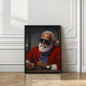 Sun Tan Claus Poster