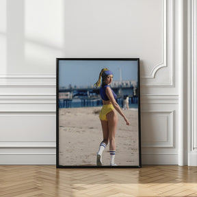 Girl With Pearl Earring Workout Mood Poster