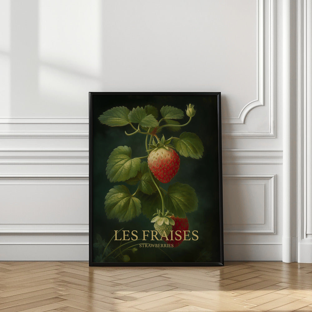 Les Fraises - Strawberries Poster