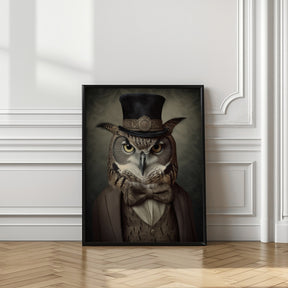 Owl Portrait Poster