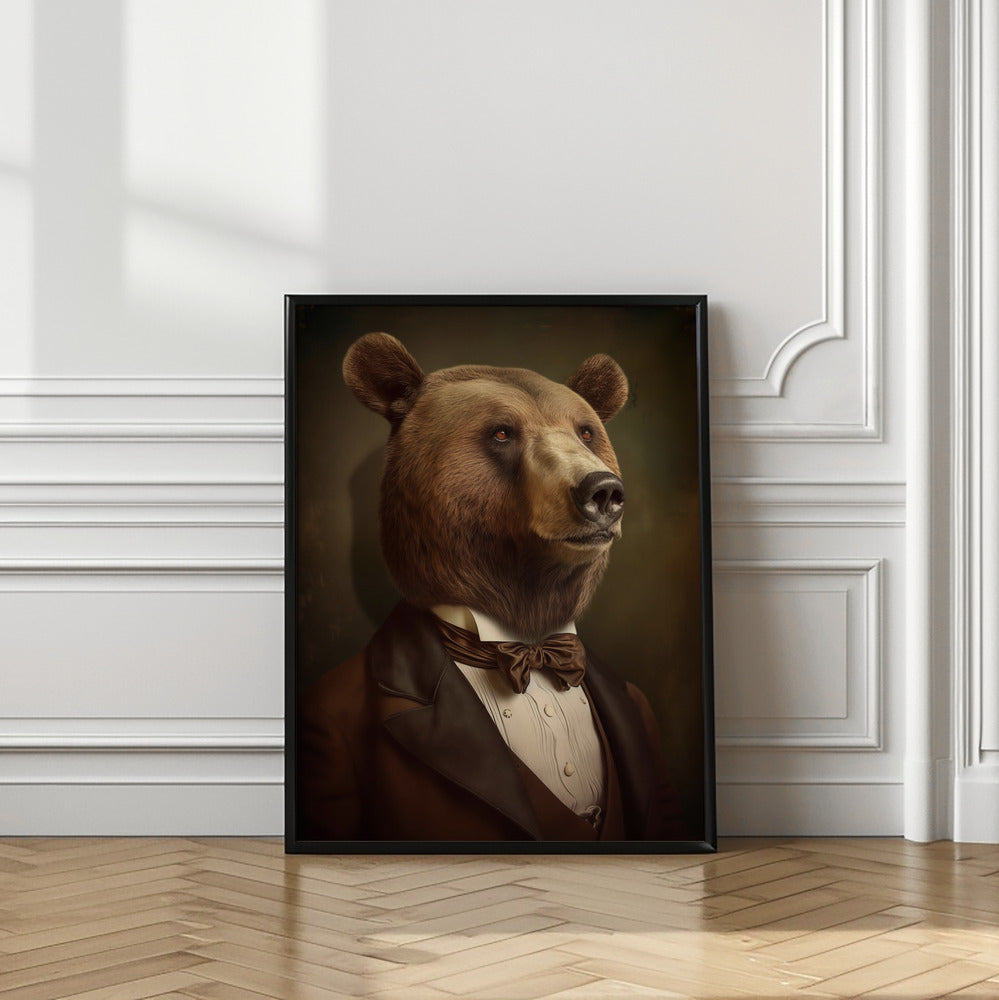 Bear Portrait Poster