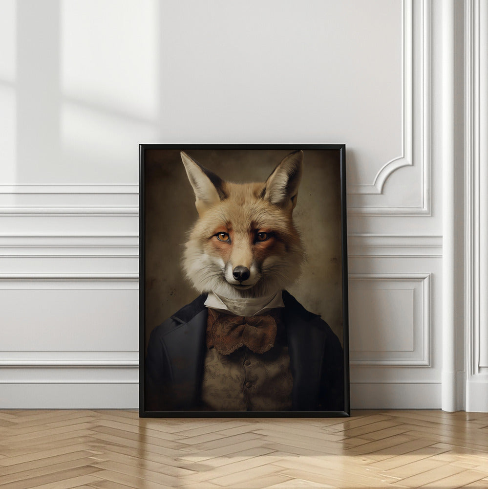 Fox Portrait Poster