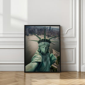 The Statue of Liberty Selfie Poster