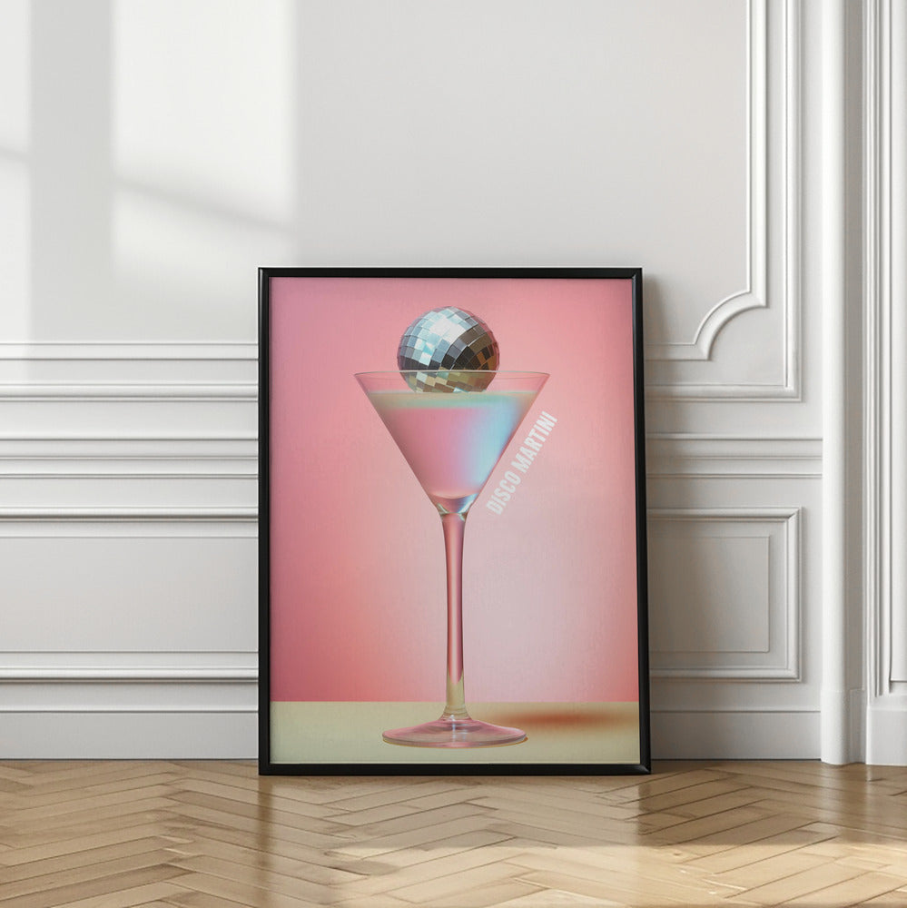 Disco Martini Poster