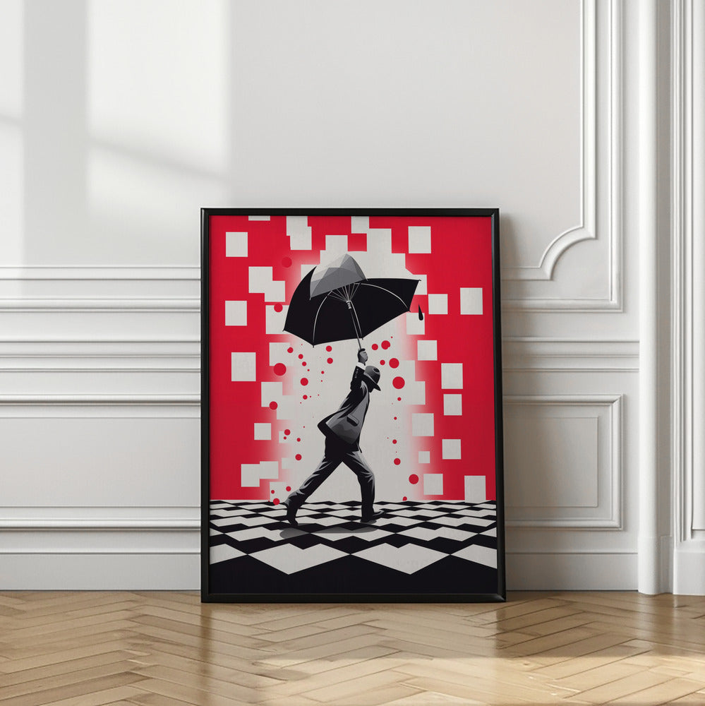 Umbrella Man Poster