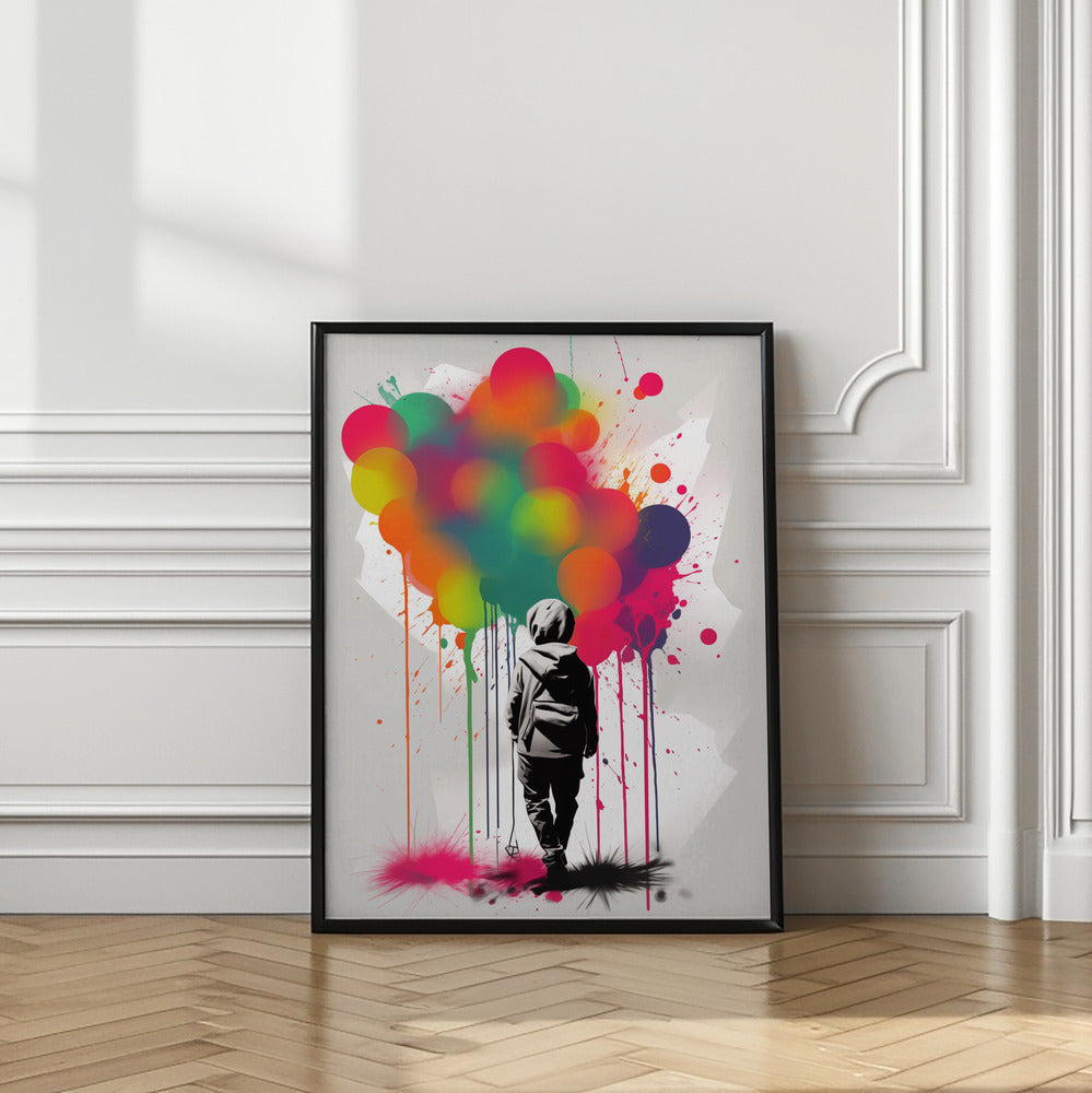 Graffiti Boy Poster