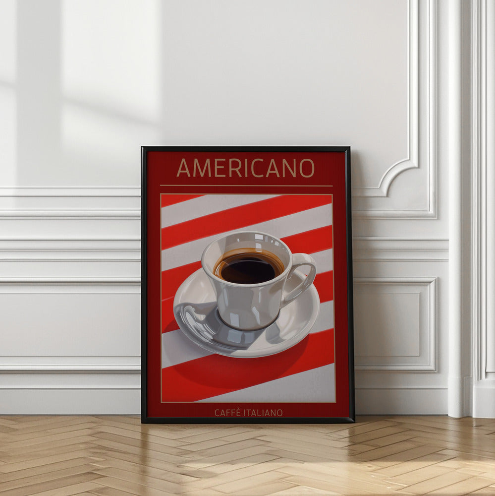 Americano Coffee Poster