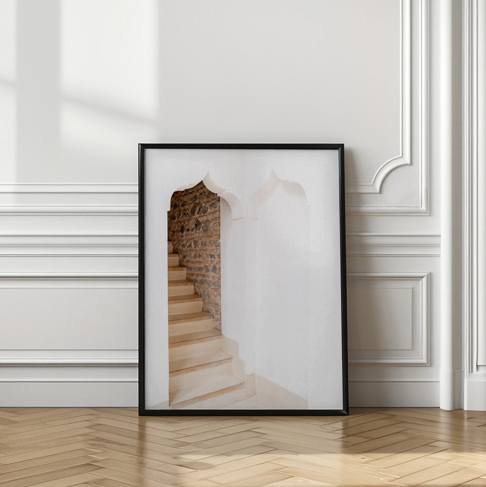 Arch Stairway In Riad In Marrakech   Ibiza Boho Travel Photography 1 Poster