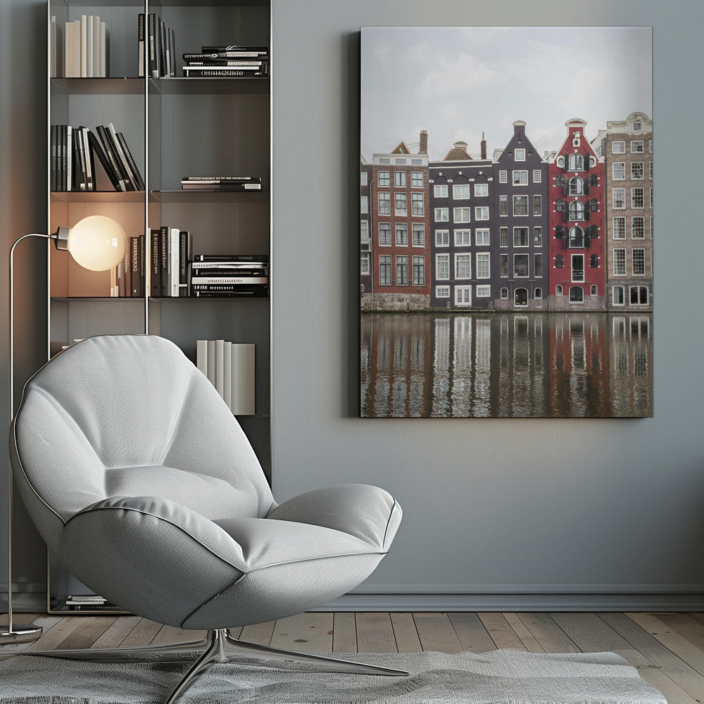 Canal Houses of Amsterdam Poster