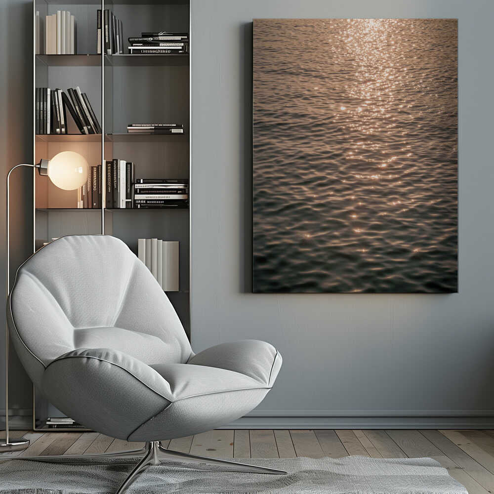Sunset at Sea Poster