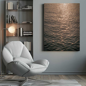 Sunset at Sea Poster