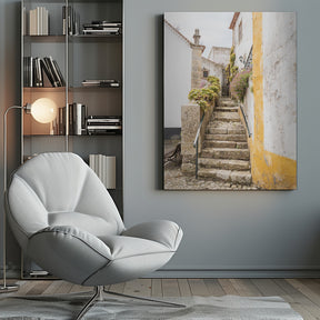 Obidos Stairs Poster