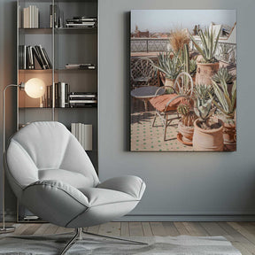 Rooftop in Marrakech Poster