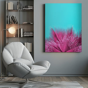 Electric Pink Palm Fronds