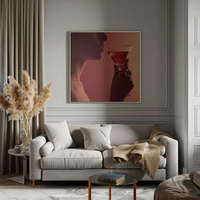 Sipping a Cocktail Poster