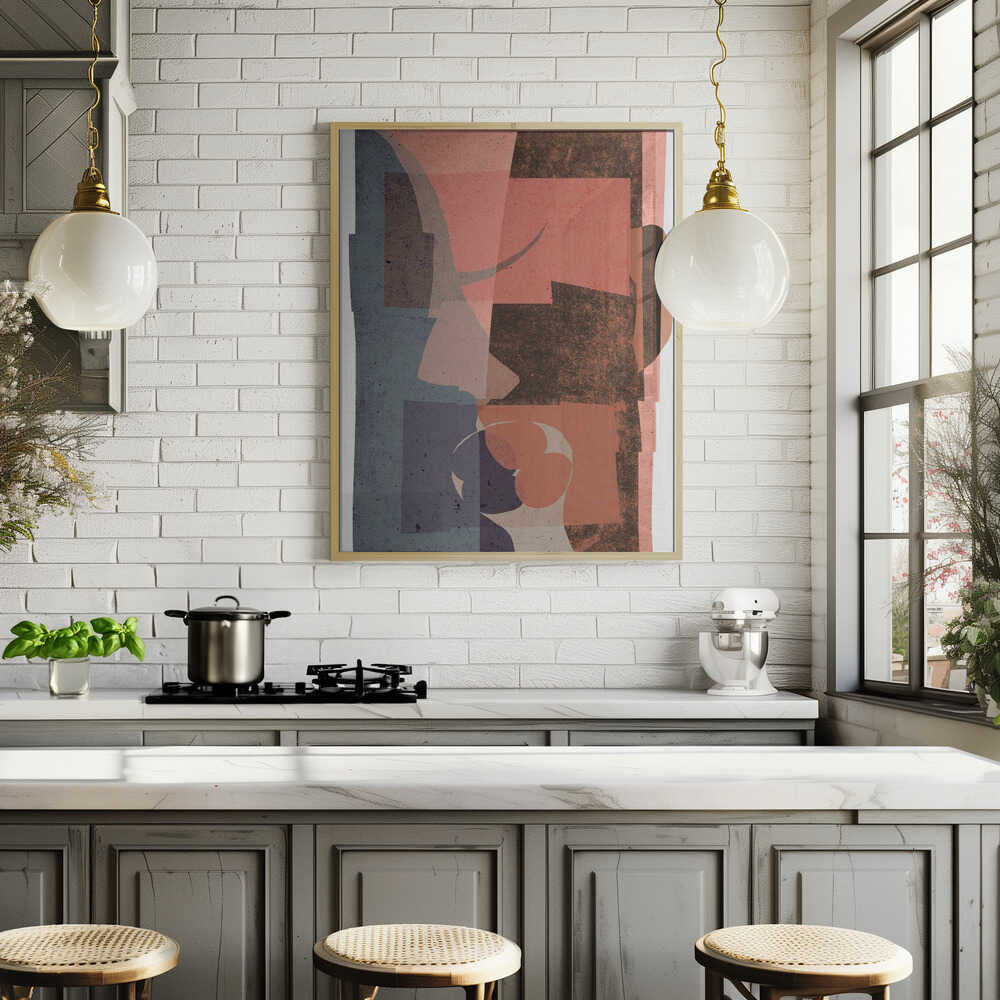 Fragmented Hues Poster