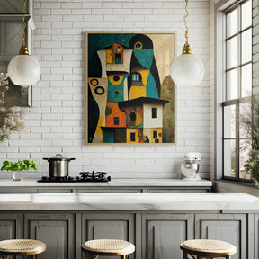 Whimsical Dwellings Poster