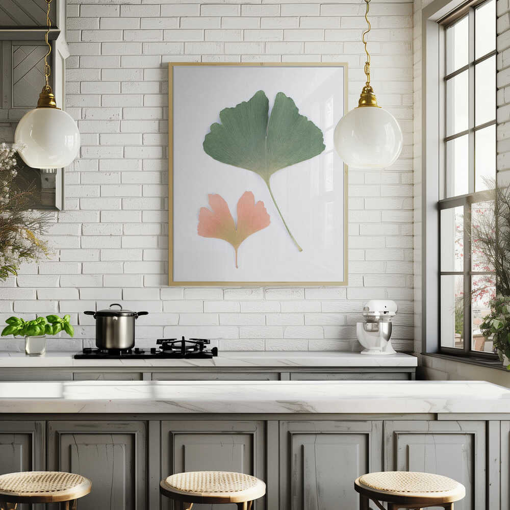 Pastel Ginkgo Poster