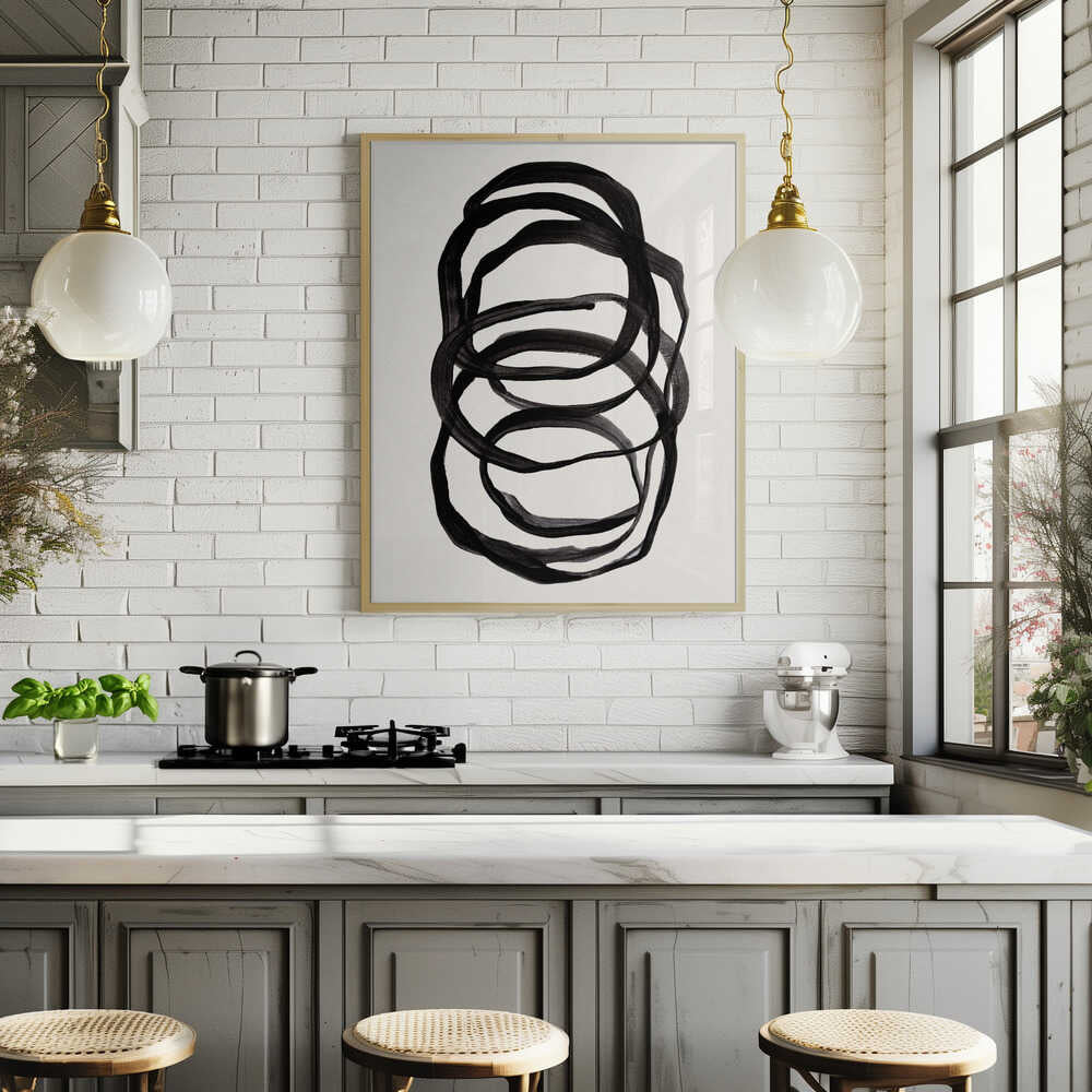 Abstract Lines II Poster