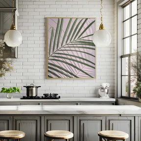 Palm Leaf Shadow Poster