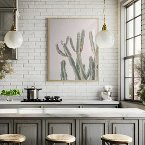 Sunrise Cactus Poster