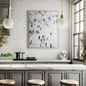 Beach Silhouettes Poster