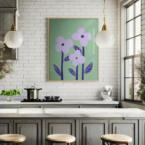 Lilac Flowers Poster