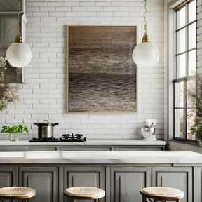 Golden Tide Ripples Poster