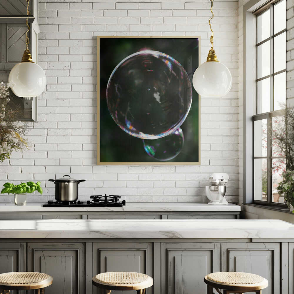 Ethereal Spheres Poster