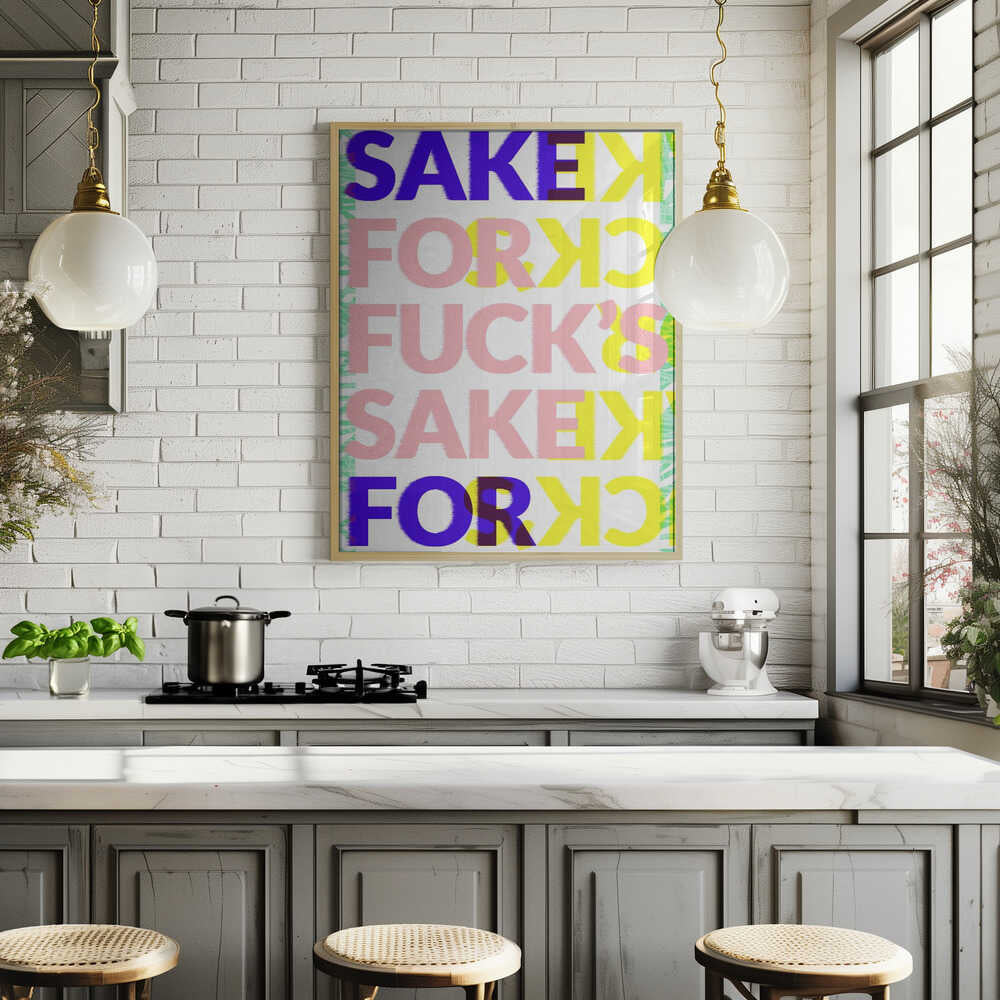 Vivid Repetition Poster