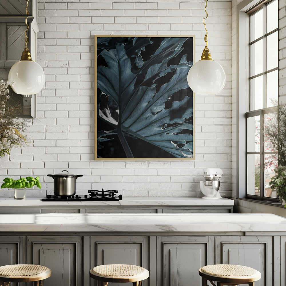 Leafy Shadowscape Poster